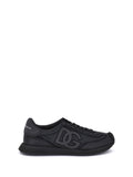 Dolce & Gabbana Monogram Nylon Sneaker — Black