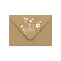 Envelope Paw Print design