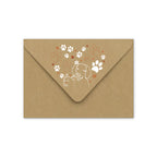 Envelope Paw Print design