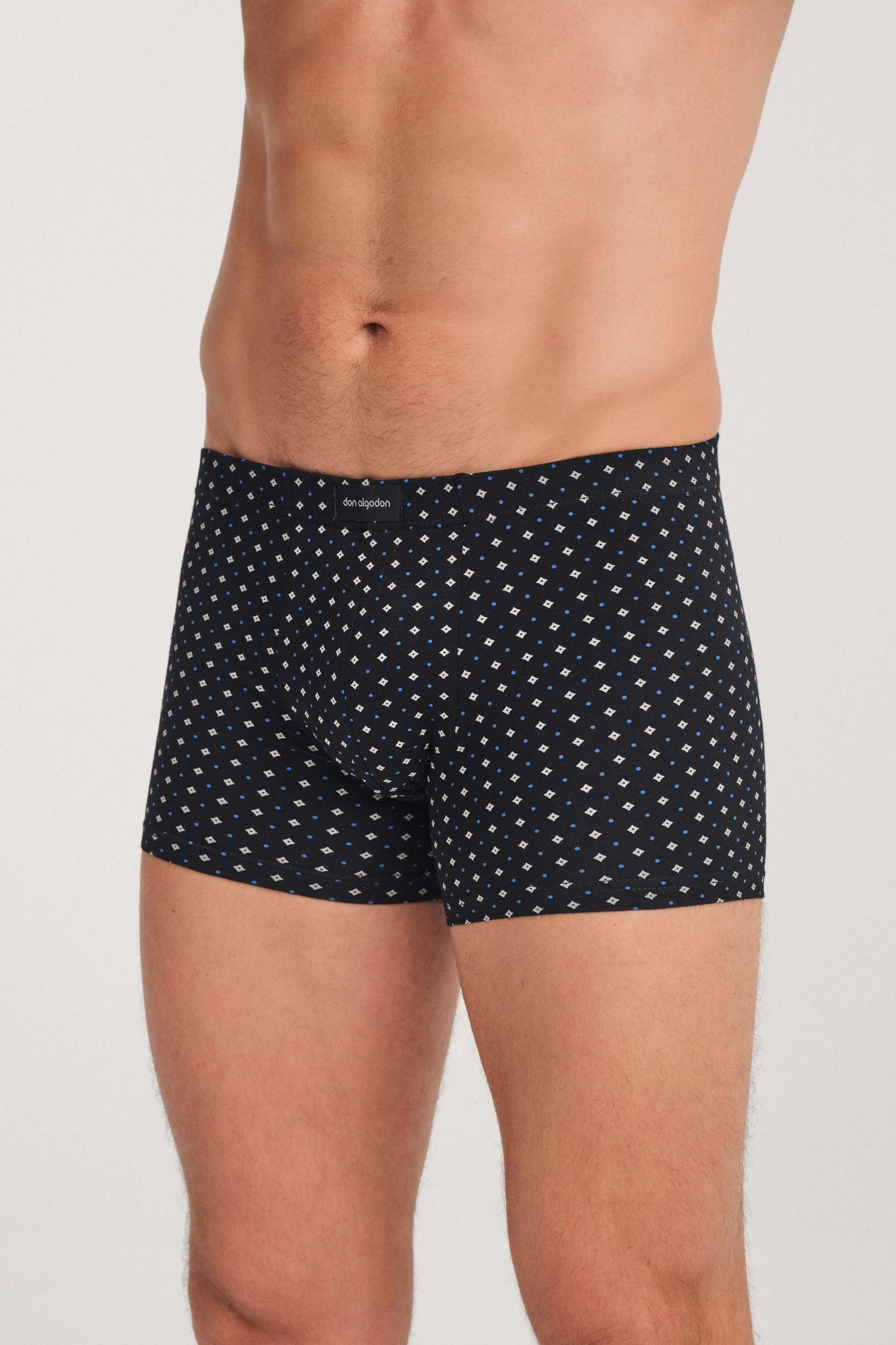 Don Algodon Premium | Pack 3 Boxers Hombre | Suaves y Transpirables | Negro, Marino, Verde