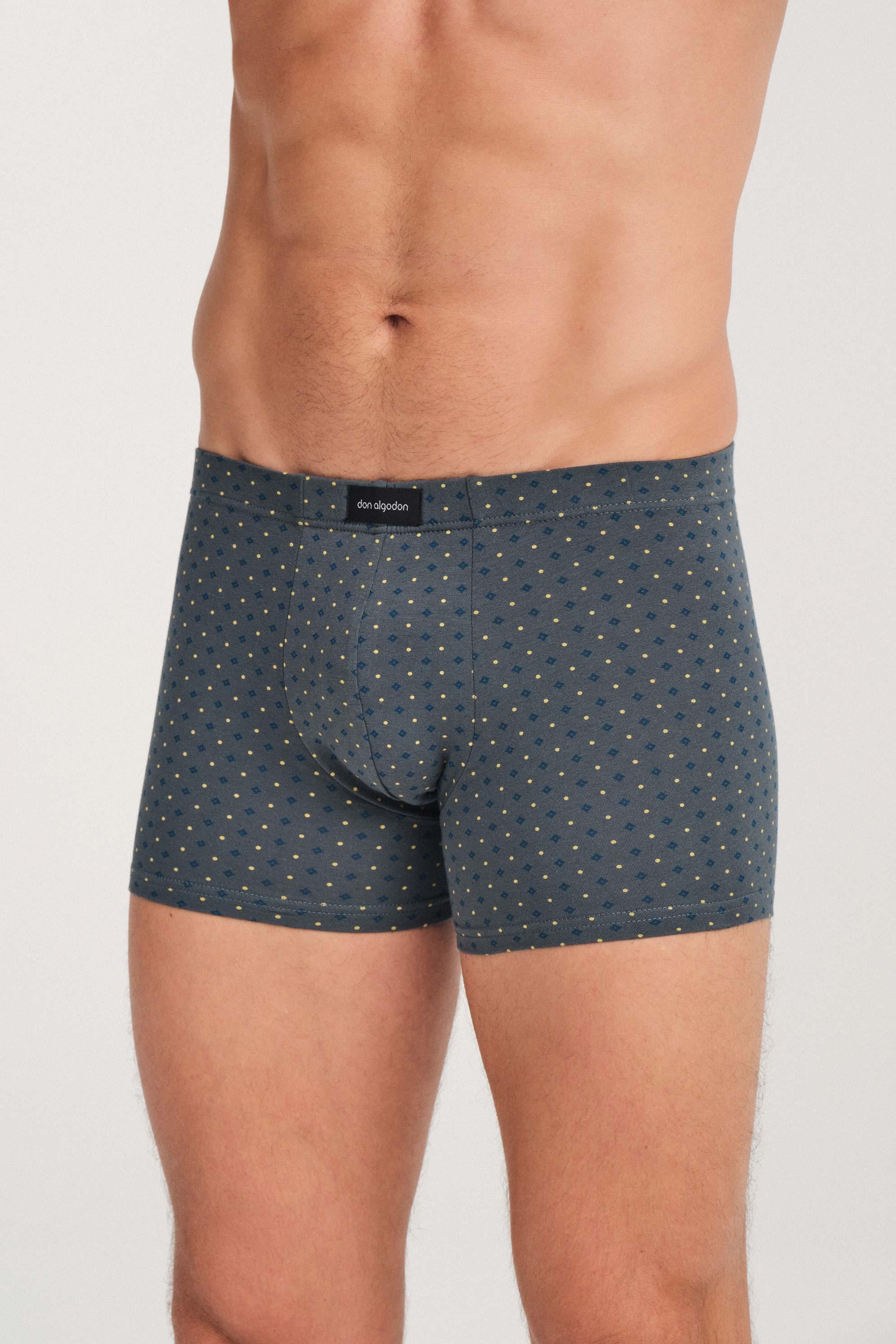 Don Algodon Premium | Pack 3 Boxers Hombre | Suaves y Transpirables | Negro, Marino, Verde