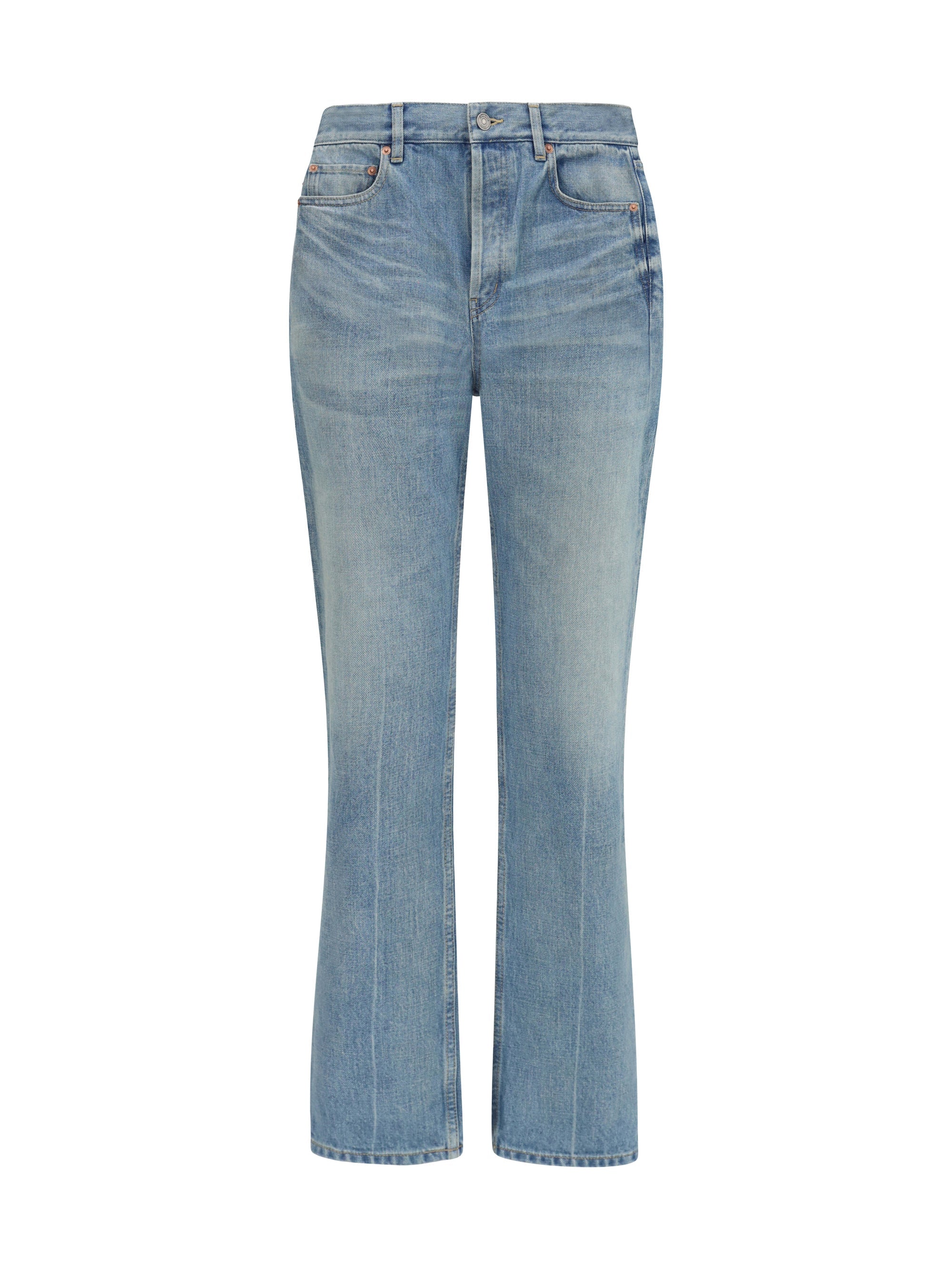 Saint Laurent Authentic Straight Jeans — Blue