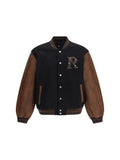 Represent Vintage Varsity Jacket — Black