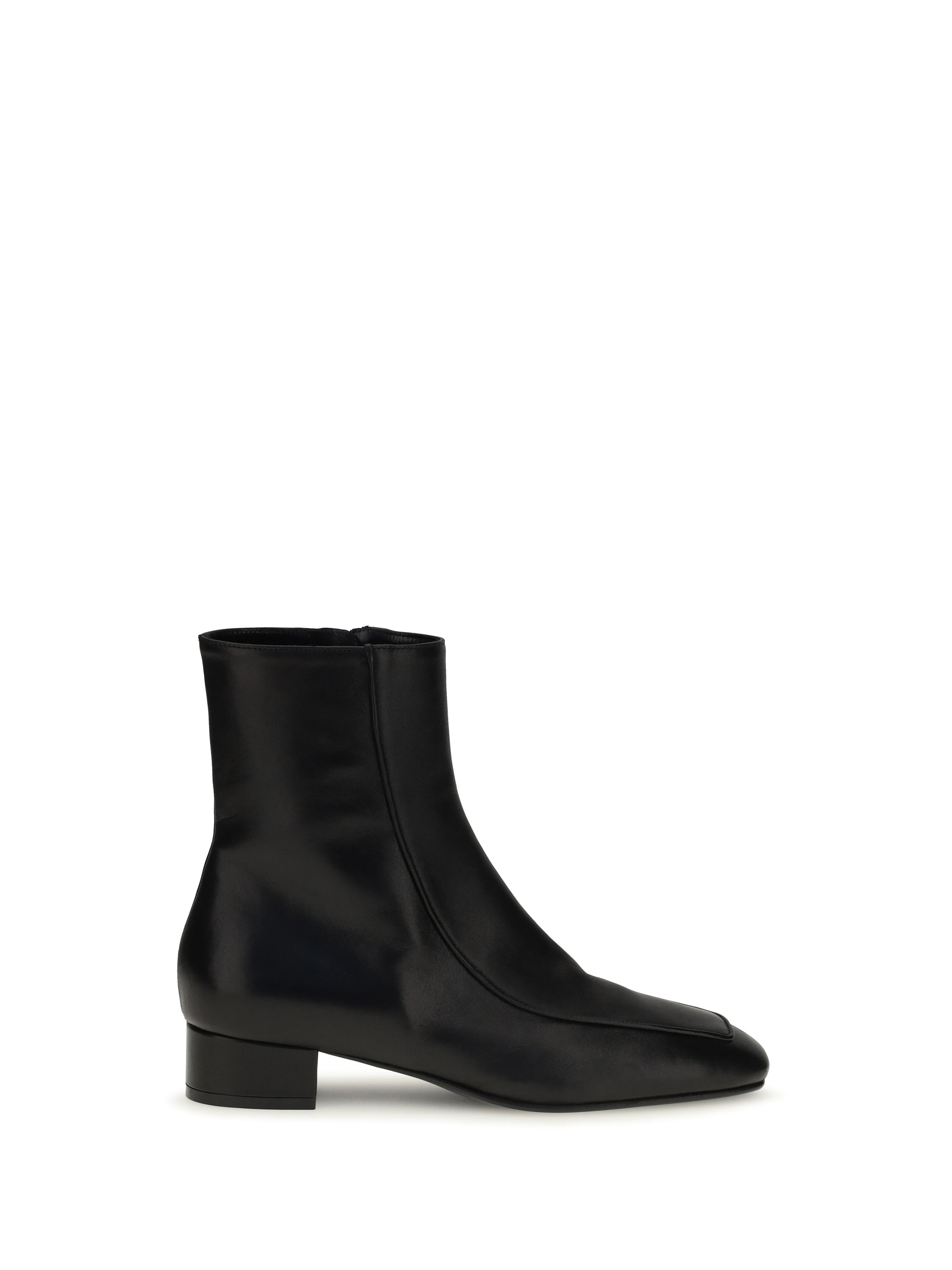 Herbert Levine Shadow Ban Ankle Boot — Black
