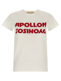 Valentino Garavani Apollon/Dyonisos Print T-Shirt — Cream