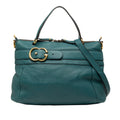 Medium Leather Ride Top Handle Bag