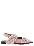 Ganni Slingback Flat — pink