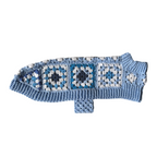 Handmade Crochet Dachshund Coat / Jumper - Baby Blue