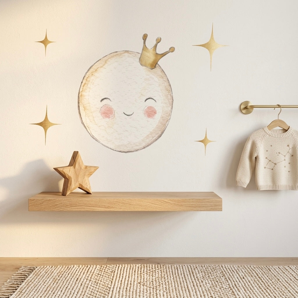 Vinilo Infantil Luna "Small" LUNA 70x70cm