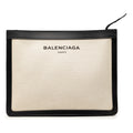Canvas Navy Clutch