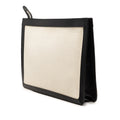 Canvas Navy Clutch