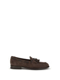 Fratelli Rossetti Tassel-Embellished Suede Loafer — Brown