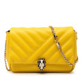 Leather Serpenti Cabochon Chain Crossbody