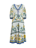 Farm Rio Emily Dress — White