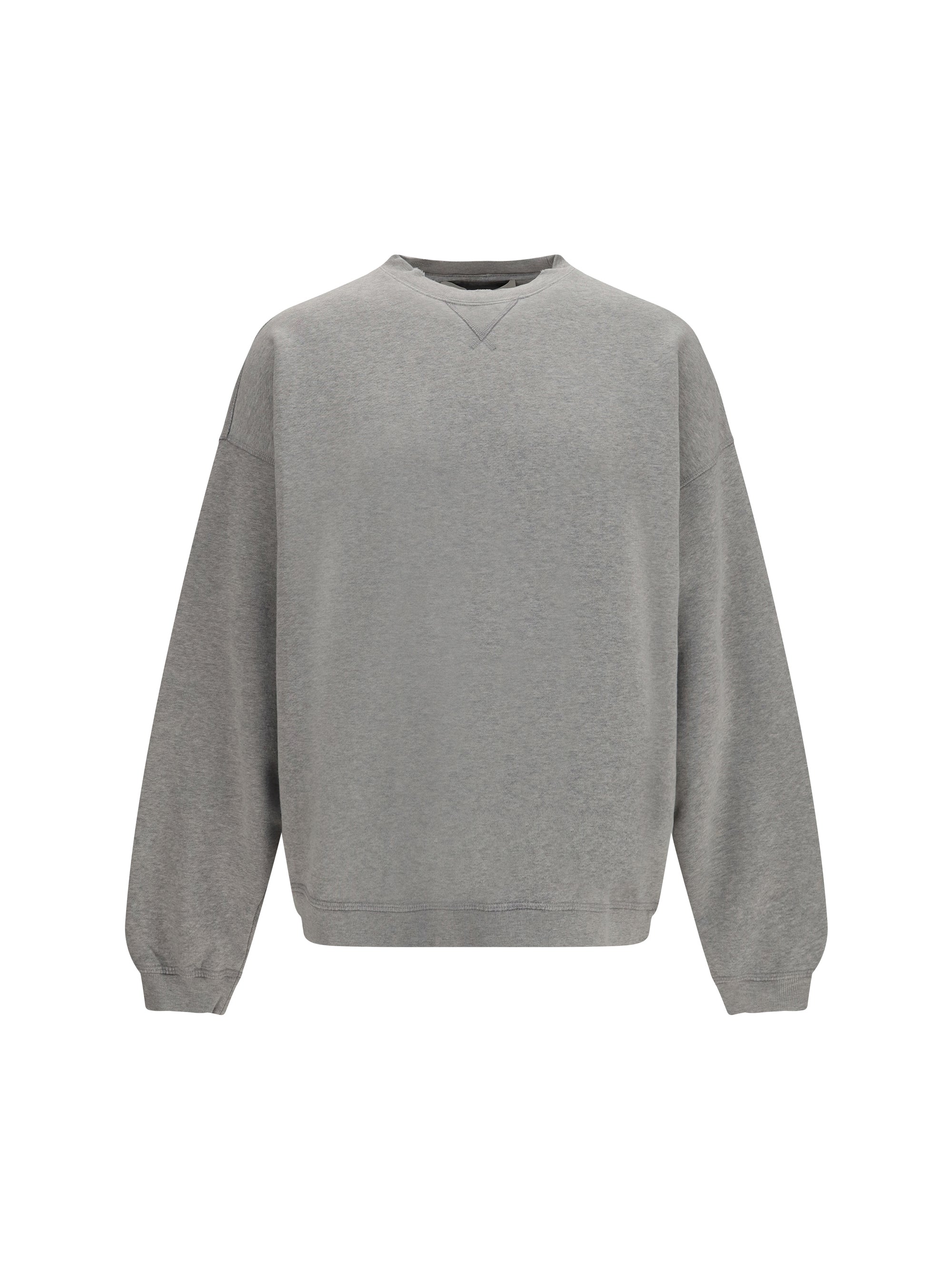 Golden Goose Oversized Crewneck Sweatshirt — Gray