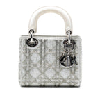 Mini Tweed Cannage Beaded Lady Dior