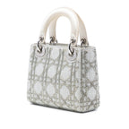 Mini Tweed Cannage Beaded Lady Dior