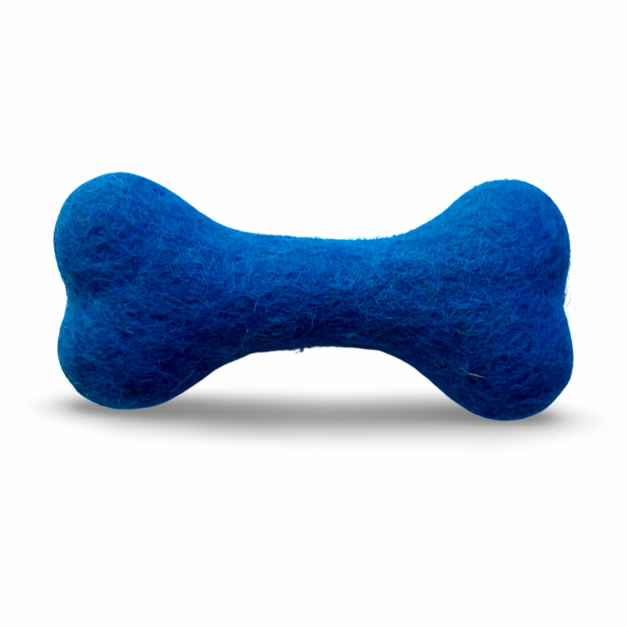 Felt Dog Bone Toy - 10cm