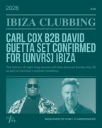 Carl Cox b2b David Guetta announced for historic all-night-long set at [UNVRS] Ibiza