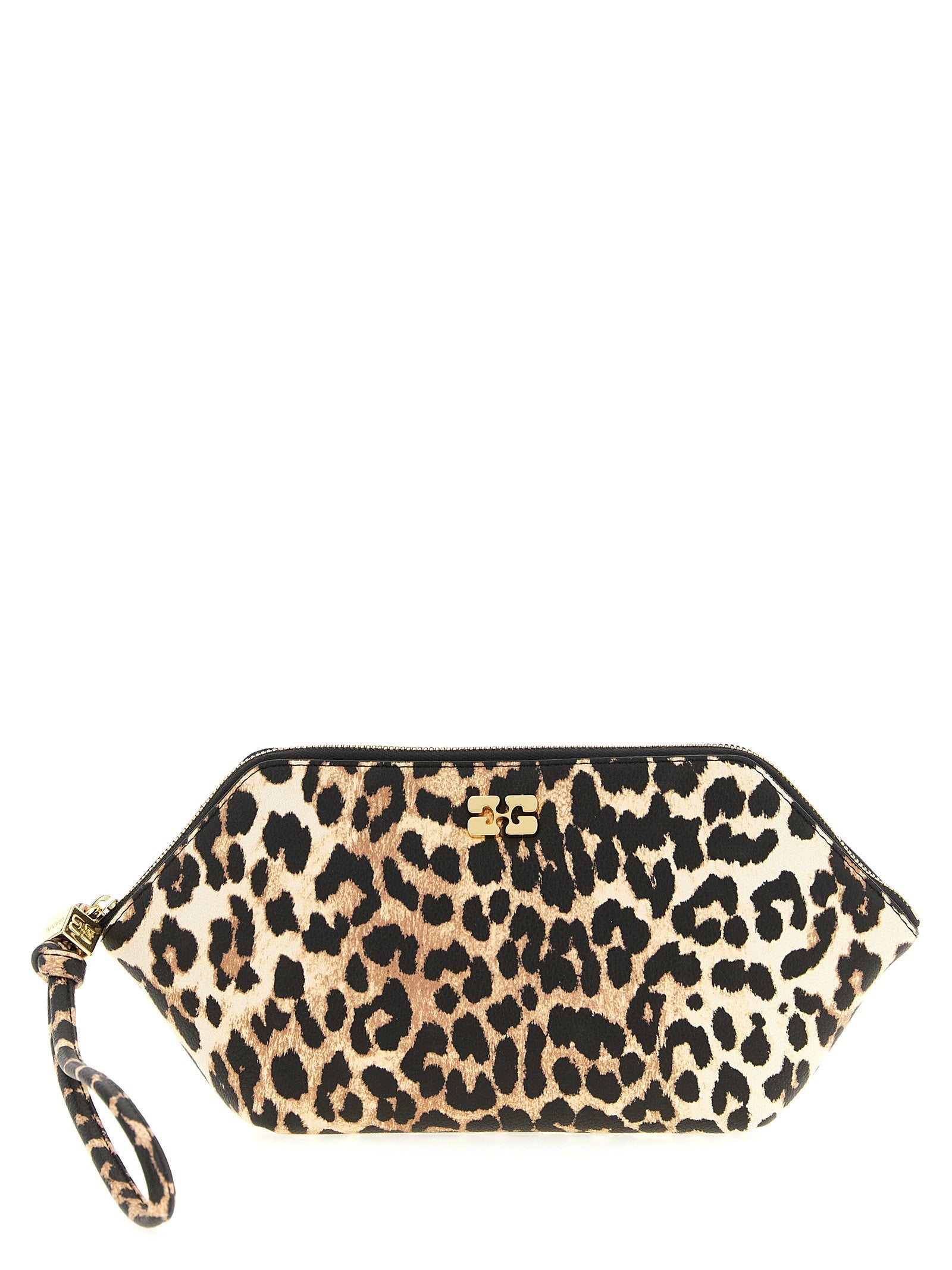 Ganni Bou Clutch — Cream