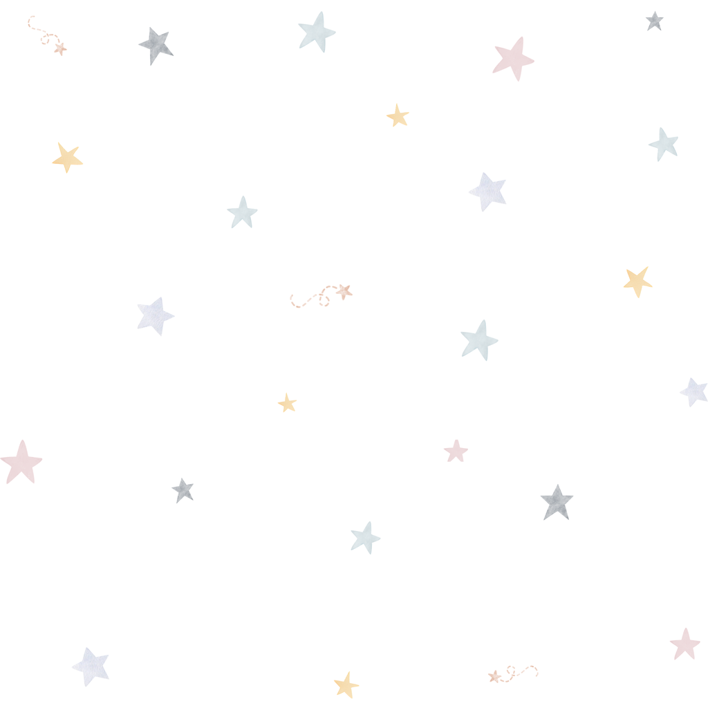 Papel Pintado Infantil Estrellas Baby