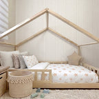LOUNA Cotton Rope Storage Basket with "Petal" Finish