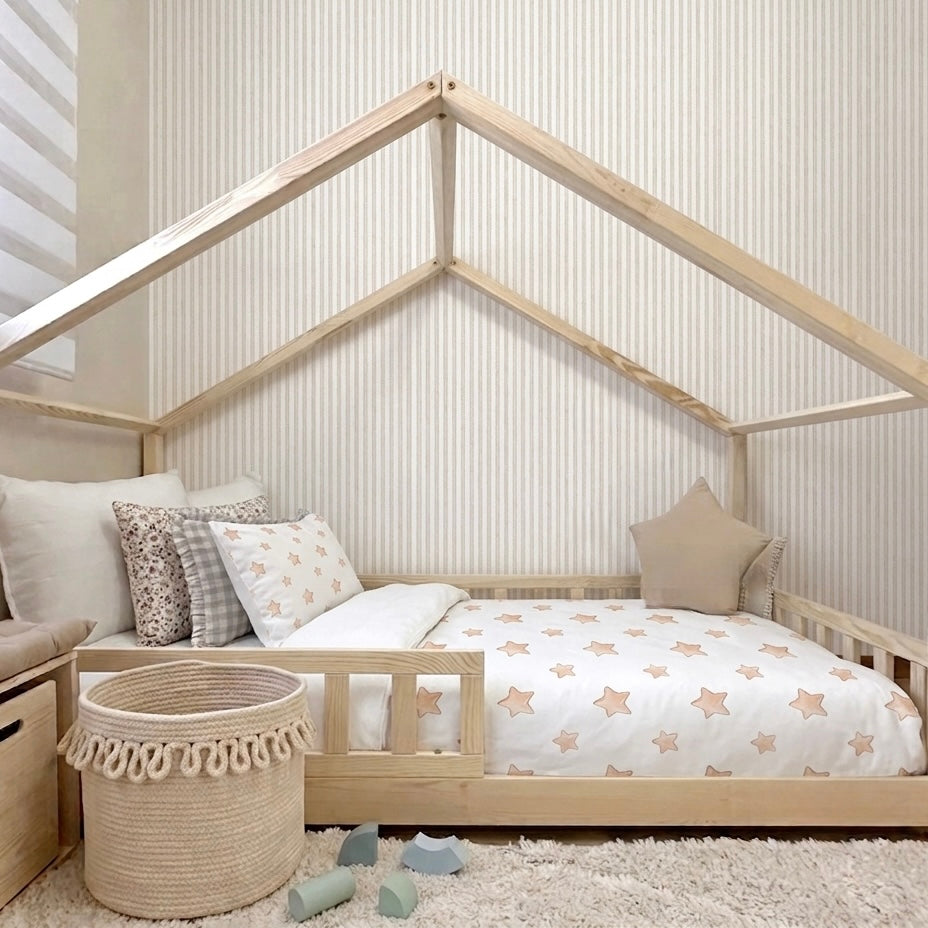 LOUNA Cotton Rope Storage Basket with "Petal" Finish