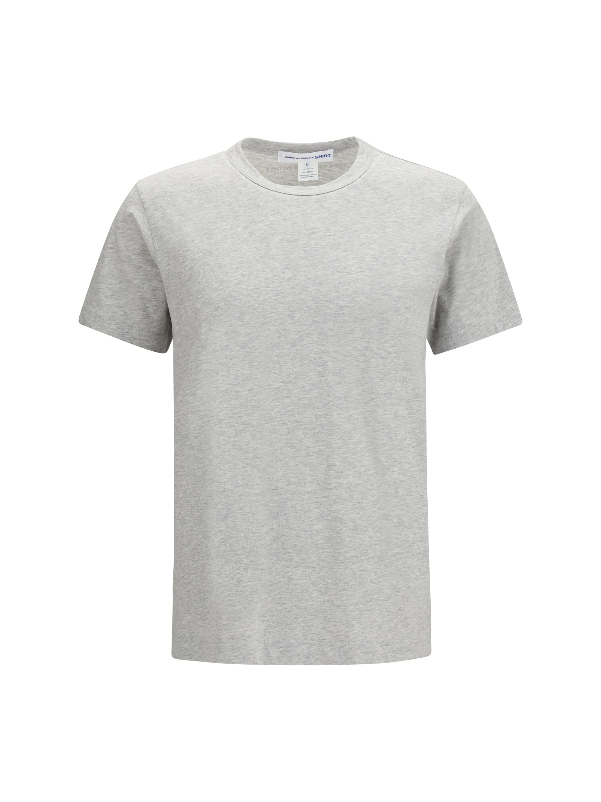 Comme Des GarçOns Shirt Crewneck Cotton T-Shirt — Gray