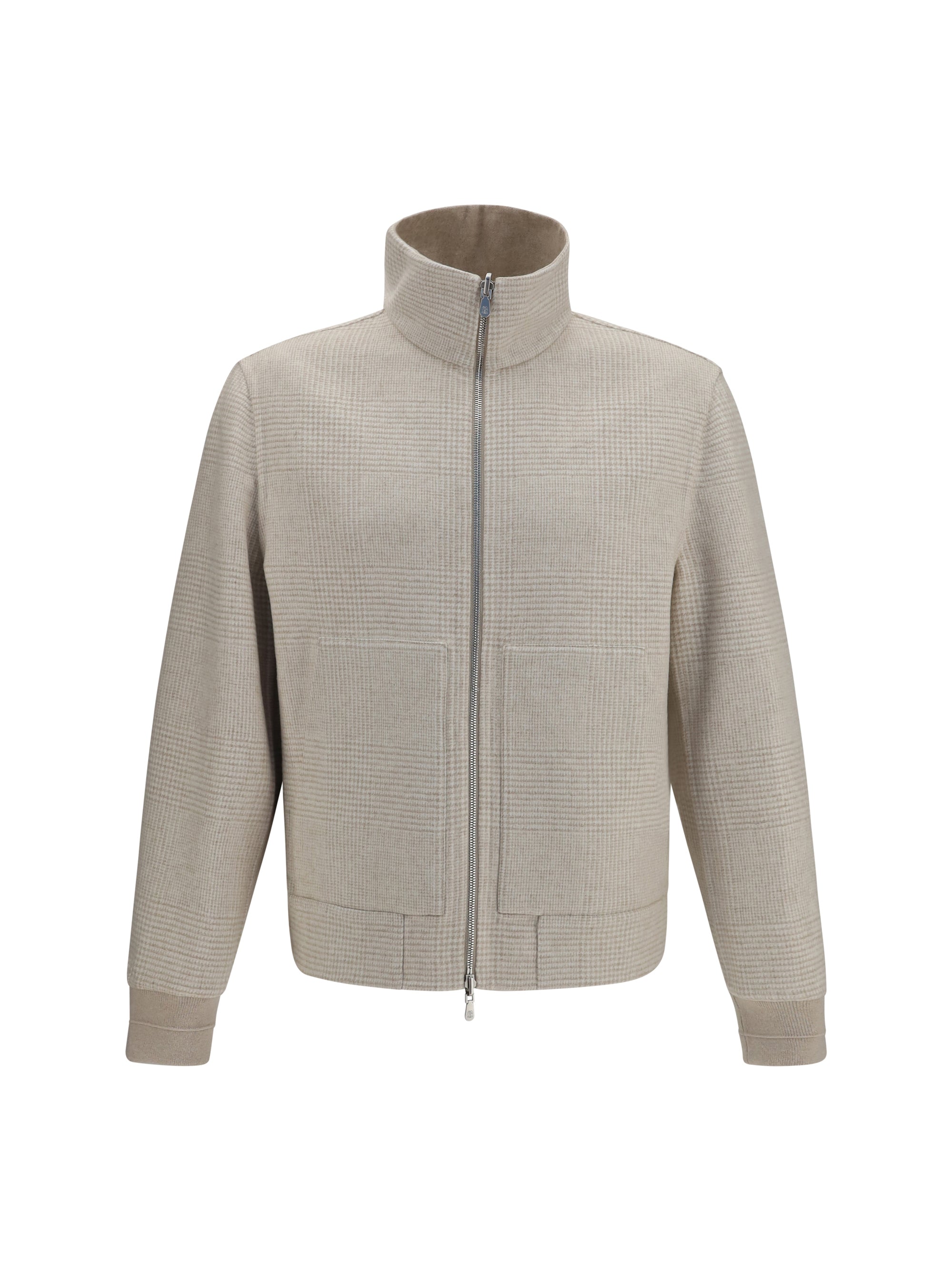 Brunello Cucinelli Double-Face Cashmere Jacket — Beige