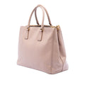 Large Saffiano Lux Galleria Double Zip Satchel