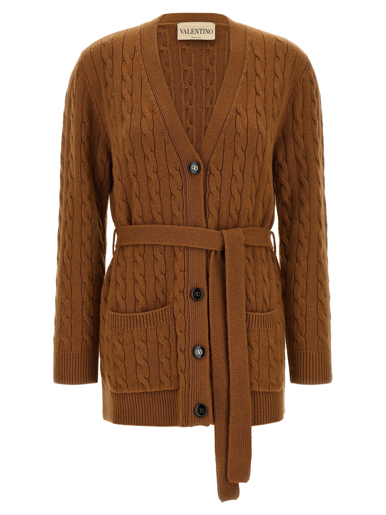 Valentino Garavani Cardigan — Camel