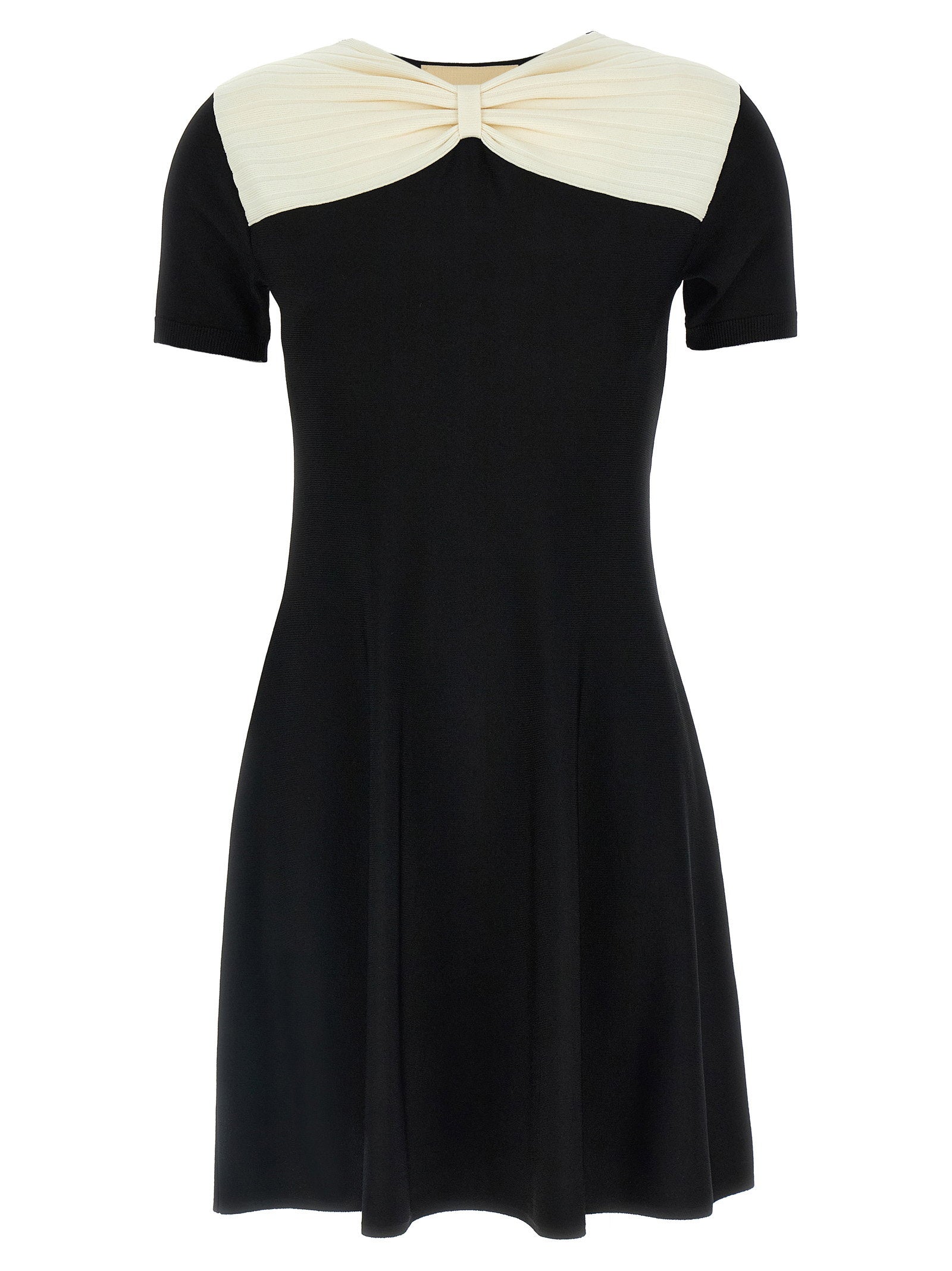 Valentino Garavani Bow-Detail Dress — Black