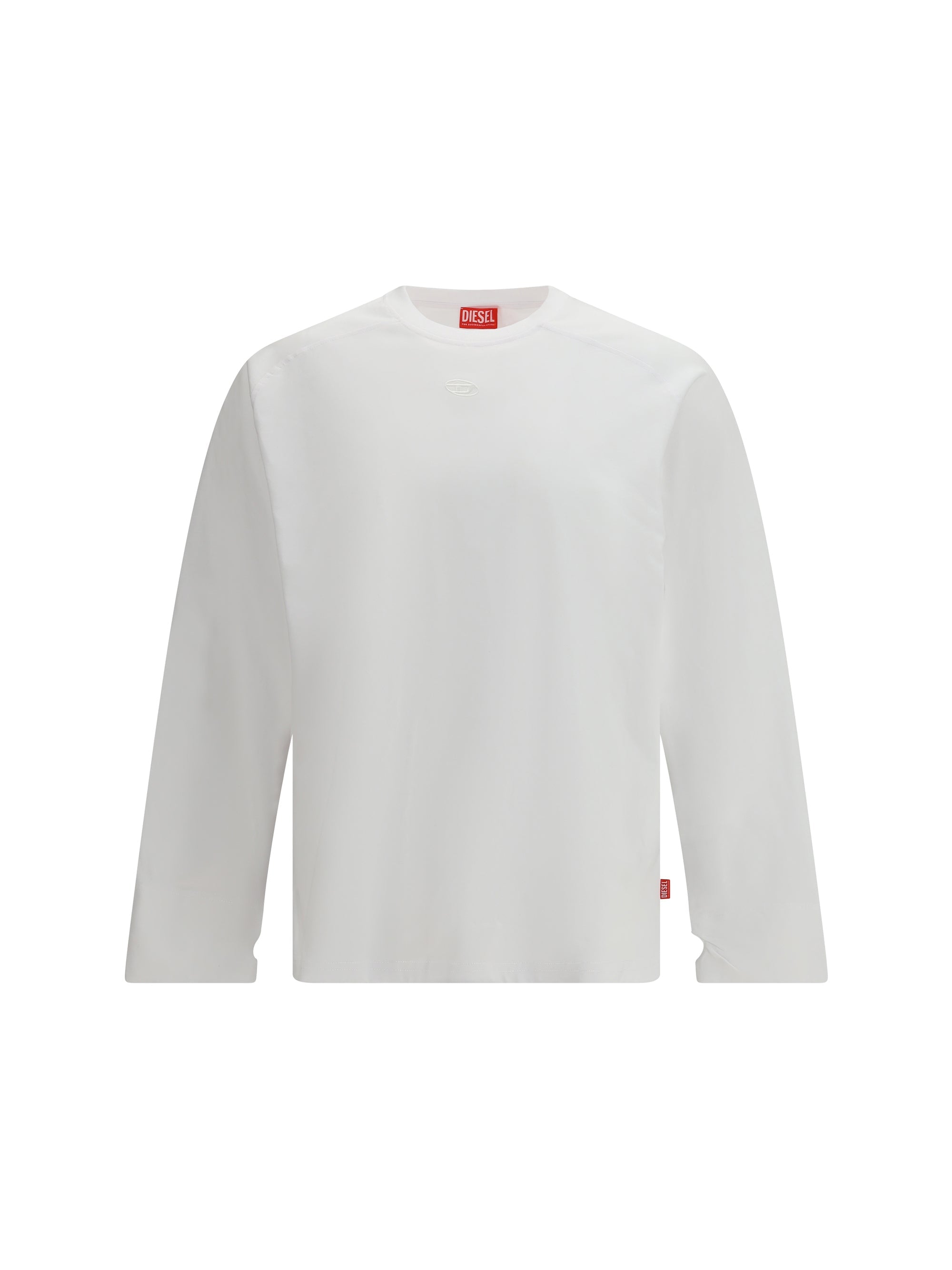 Diesel T-Kristian Long-Sleeve T-Shirt — White