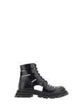 Alexander McQueen Combat Boot — Black