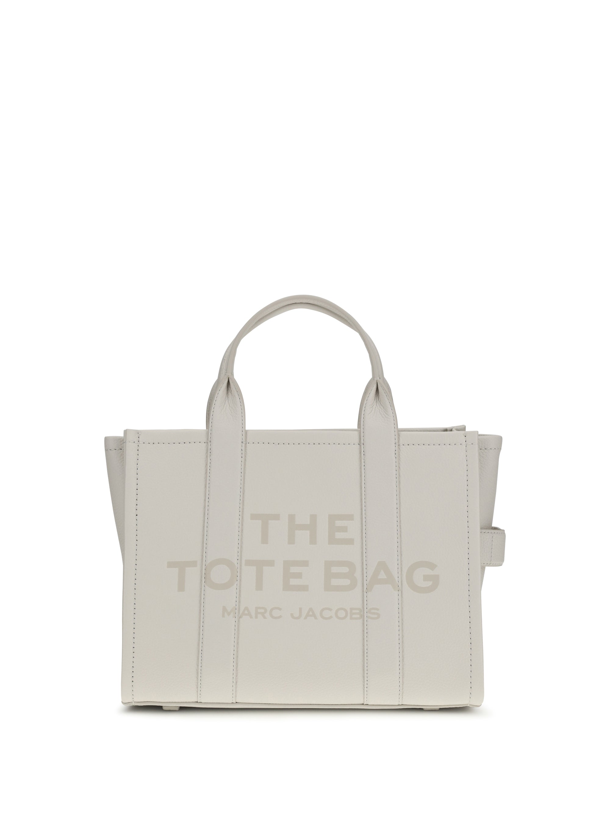Marc Jacobs Embossed Logo Tote Bag — Beige