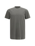 Rick Owens Crew Neck Cotton T-Shirt — Gray