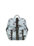 Ganni Floral Nylon Backpack — Blue