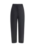 Givenchy Grain de Poudre Wool Tailored Trousers — Black
