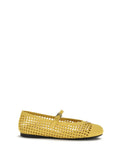 Prada Crochet Ballet Flat — Yellow