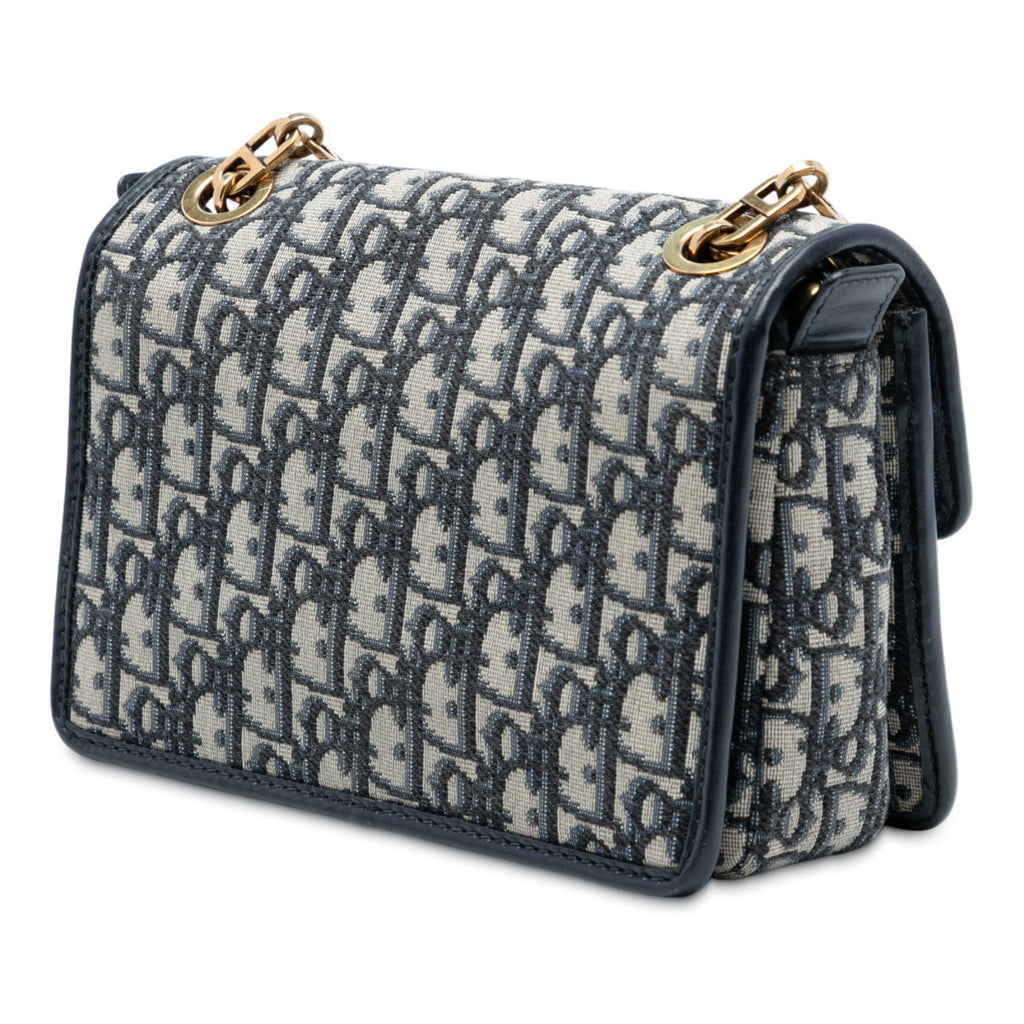 Oblique Canvas CD Lock Chain Flap Crossbody