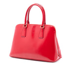 Medium Saffiano Vernice Promenade Satchel