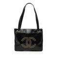 Lambskin CC Studded Logo Tote