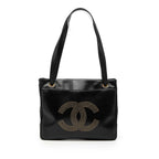Lambskin CC Studded Logo Tote