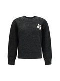 Marant Etoile Cotton-Blend Chunky Knit Sweater — Black