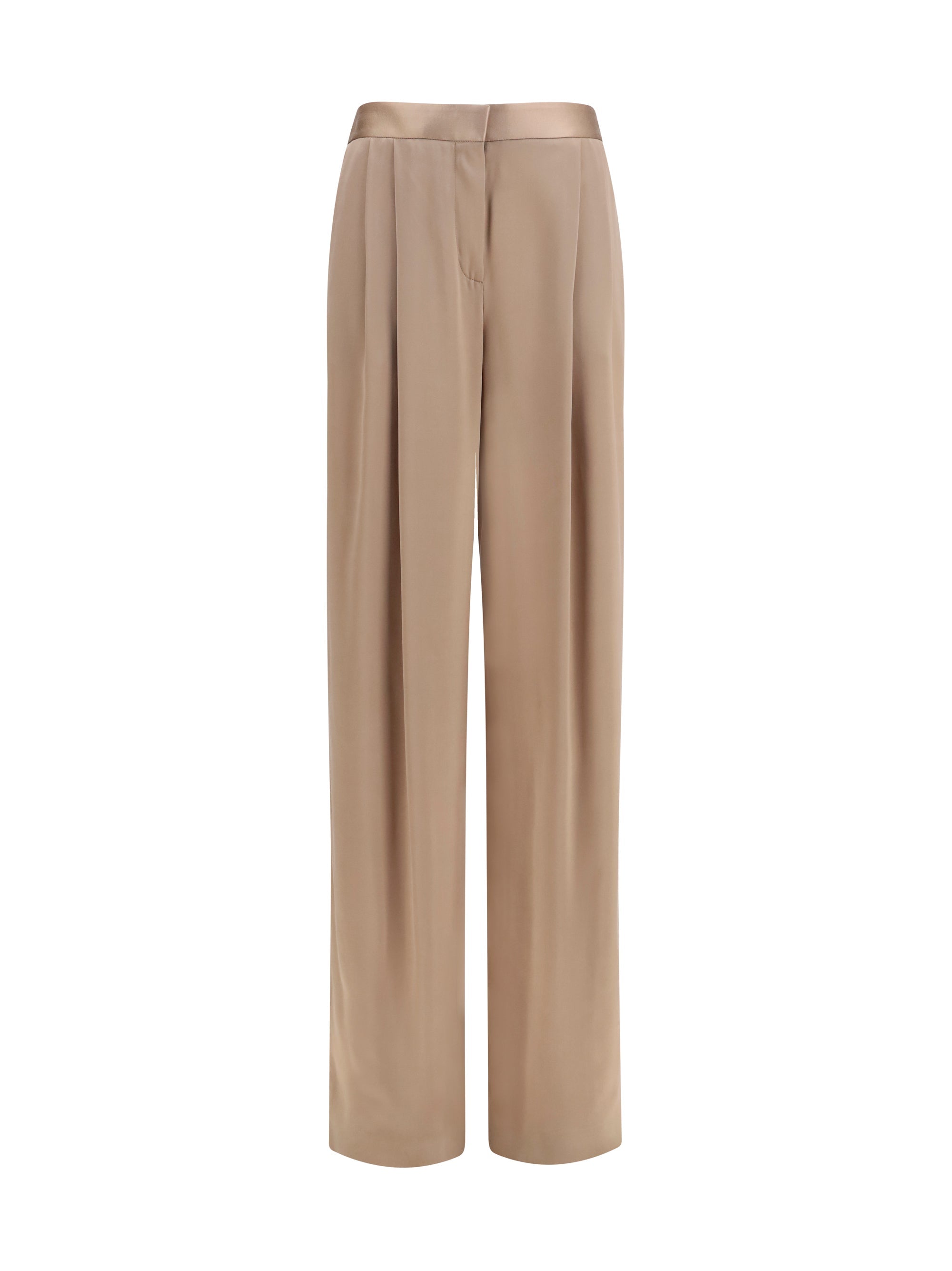 Tom Ford Silk Trousers — Beige