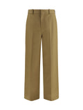 Balenciaga Cotton Twill Chino Pants — Camel