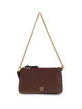 Pinko Double Shoulder Bag — Brown