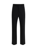Valentino Virgin Wool Trousers — Black
