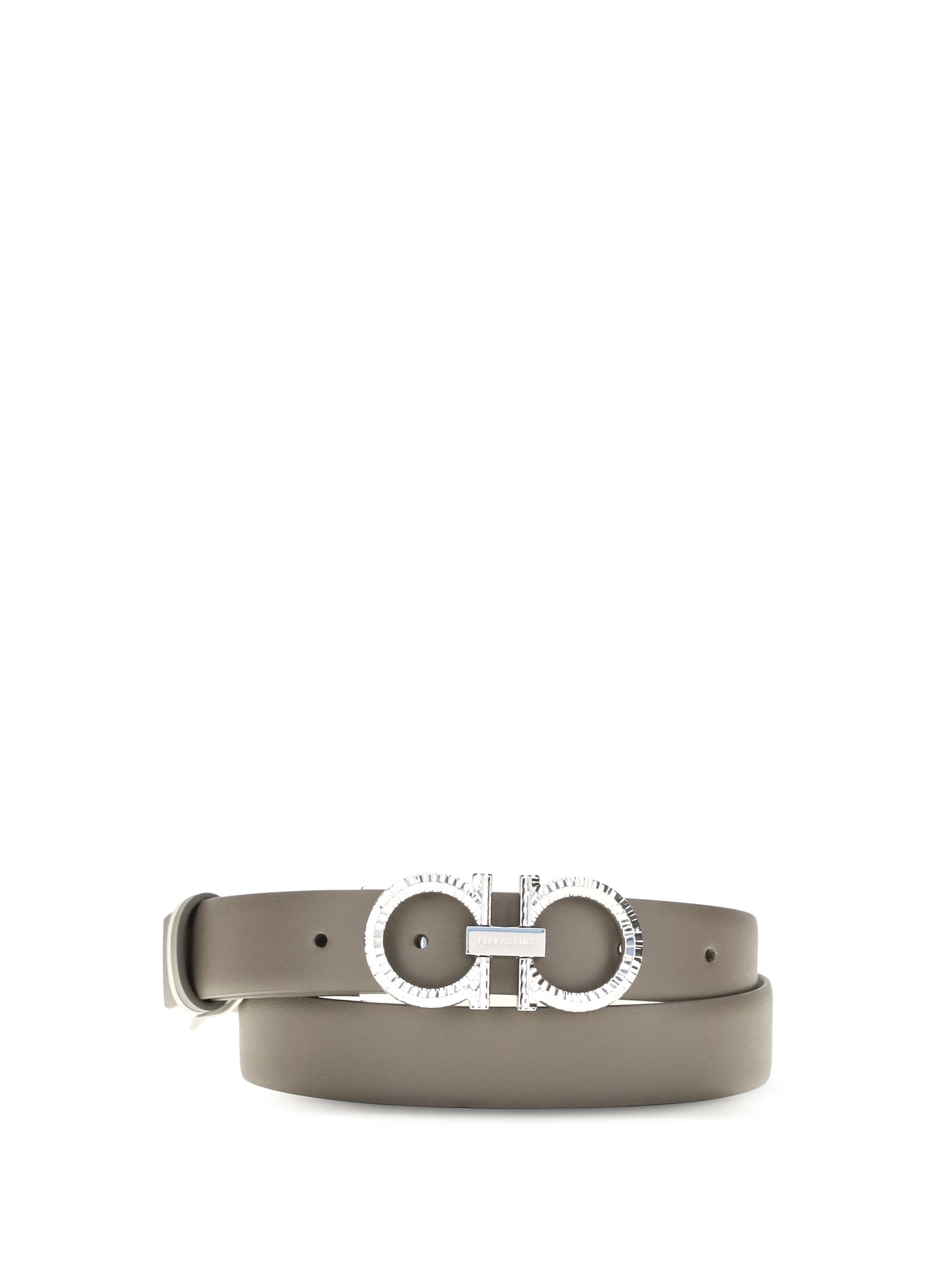 Ferragamo Gancini Belt — Beige