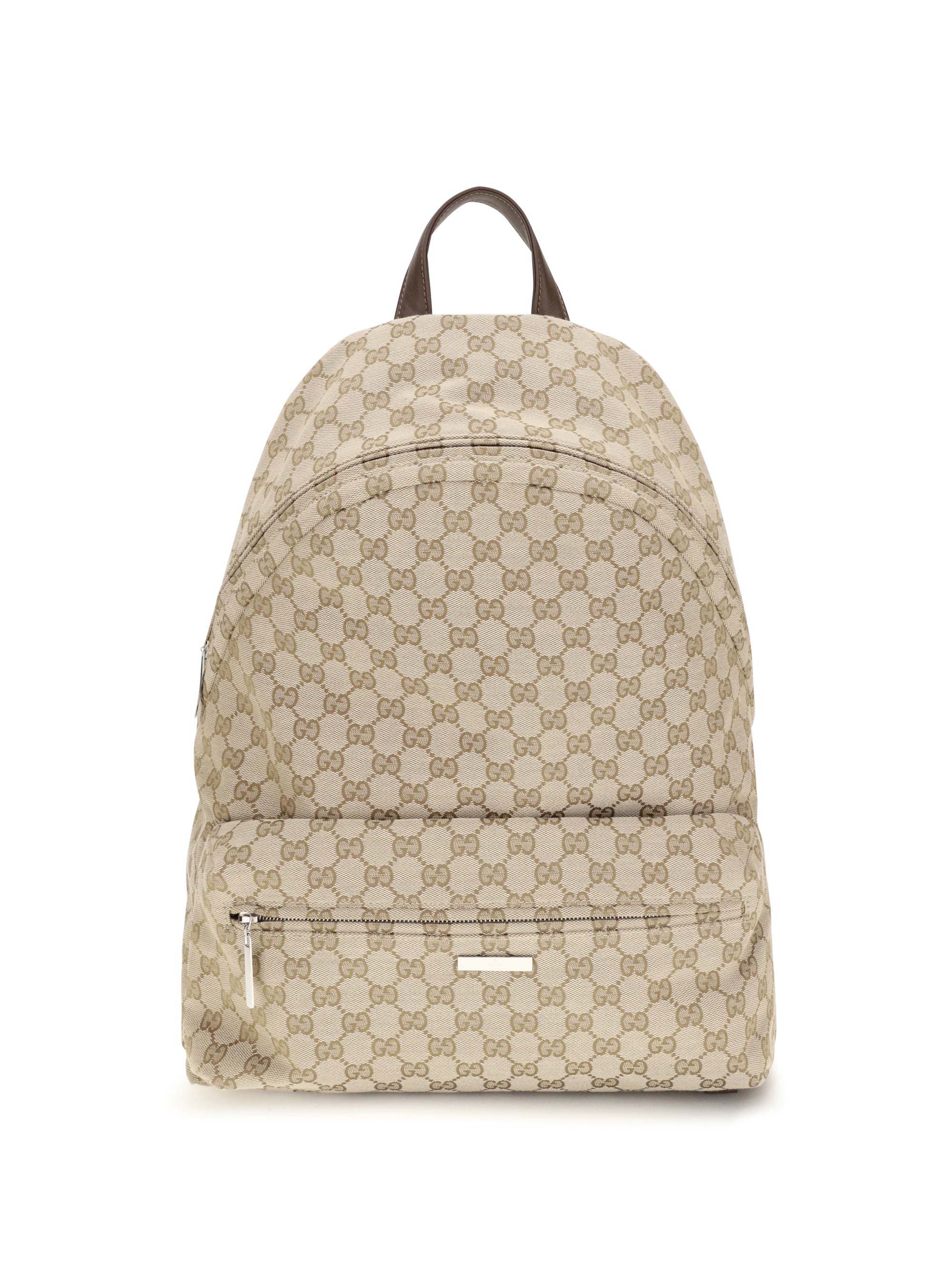 Gucci Tag Backpack — Beige